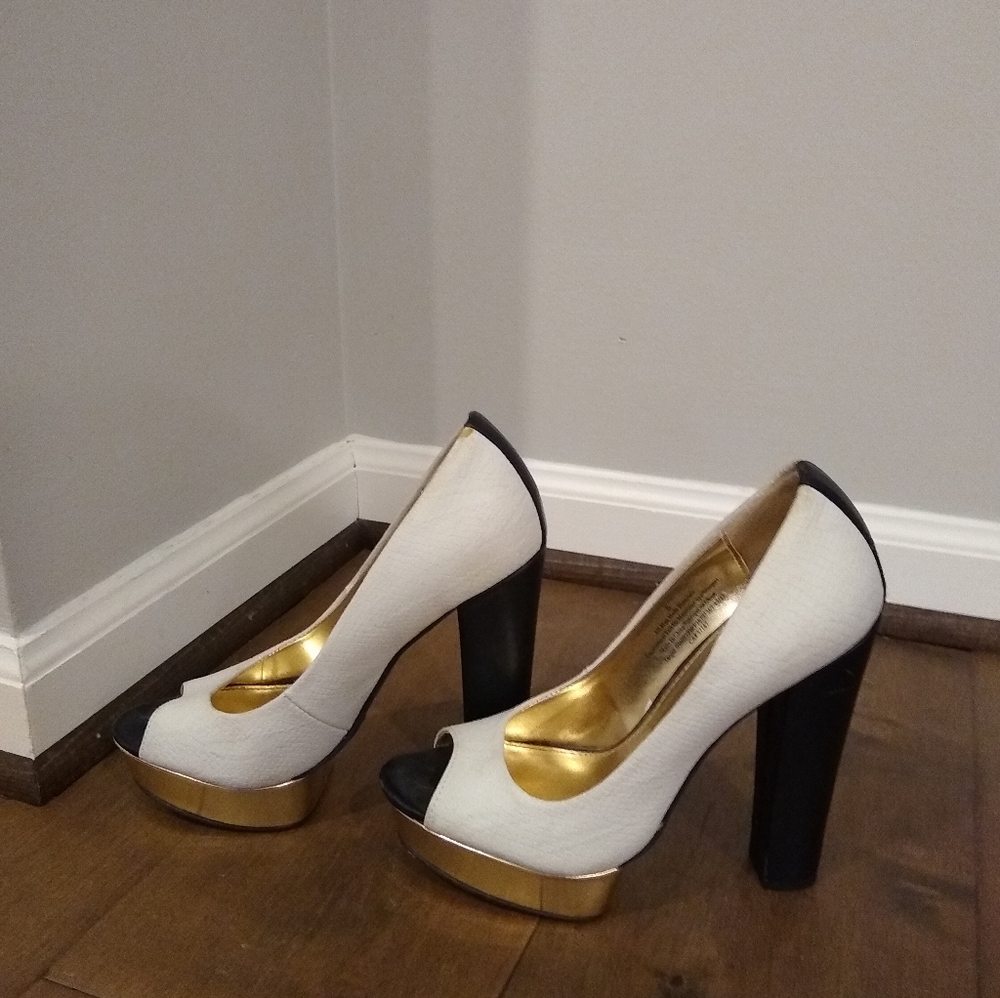 Open toe heels